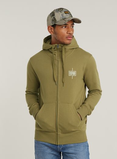 Logo Hooded Zip Thru Jacket